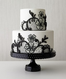 Black-And-White-Birthday-Cake